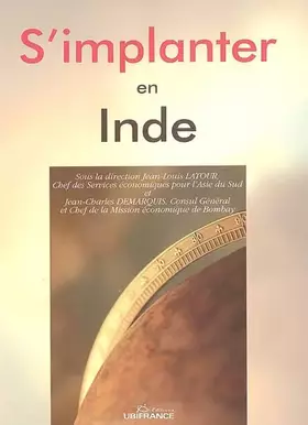 Couverture du produit · S'implanter en Inde