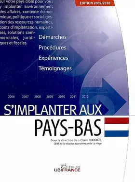 Couverture du produit · S'implanter aux Pays-Bas