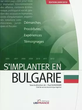 Couverture du produit · S'implanter en Bulgarie