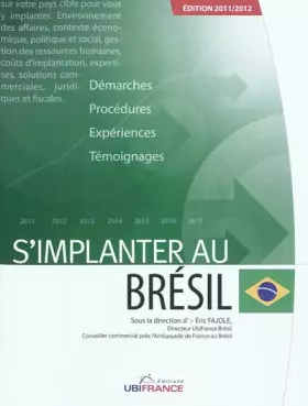 Couverture du produit · S'implanter au Brésil
