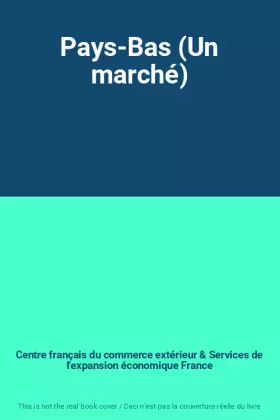 Couverture du produit · Pays-Bas (Un marché)