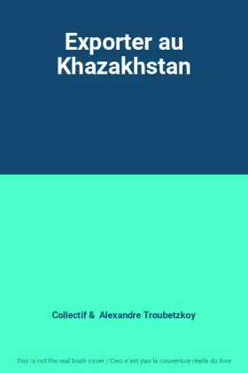 Couverture du produit · Exporter au Khazakhstan