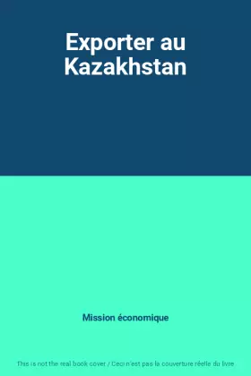 Couverture du produit · Exporter au Kazakhstan