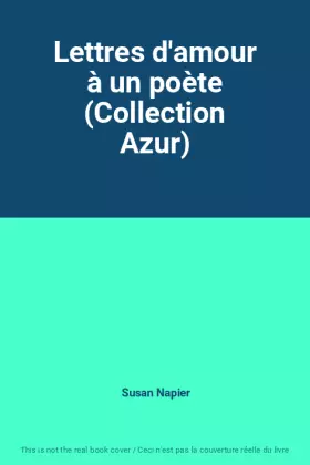 Couverture du produit · Lettres d'amour à un poète (Collection Azur)