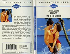 Couverture du produit · Un défi pour la mariée
