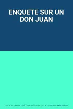 Couverture du produit · ENQUETE SUR UN DON JUAN
