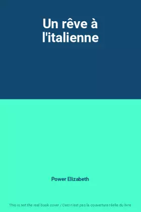 Couverture du produit · Un rêve à l'italienne