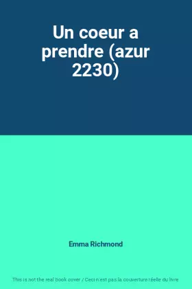 Couverture du produit · Un coeur a prendre (azur 2230)