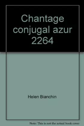 Couverture du produit · CHANTAGE CONJUGAL