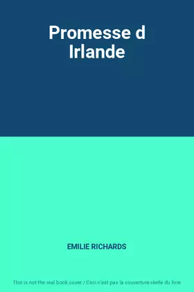Couverture du produit · Promesse d Irlande