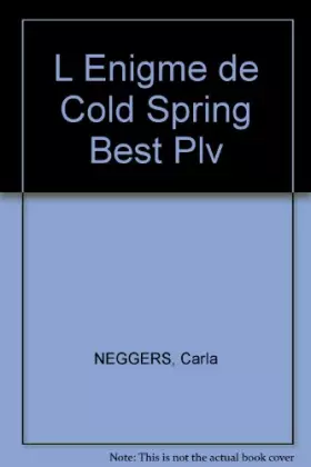 Couverture du produit · L Enigme de Cold Spring Best Plv