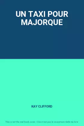 Couverture du produit · UN TAXI POUR MAJORQUE