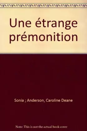 Couverture du produit · Une étrange prémonition (Collection blanche)