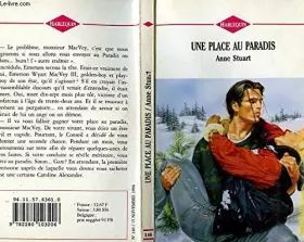 Couverture du produit · Une place au paradis