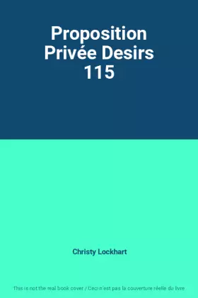 Couverture du produit · Proposition Privée Desirs 115
