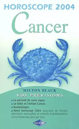 Couverture du produit · HOROSCOPE 2004 CANCER