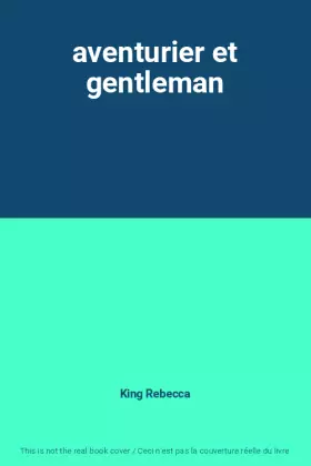 Couverture du produit · aventurier et gentleman