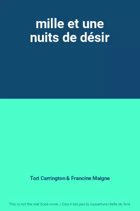 Couverture du produit · mille et une nuits de désir