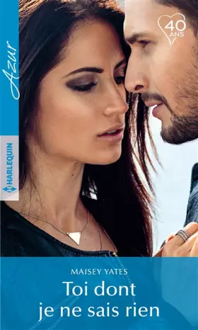 Couverture du produit · Toi dont je ne sais rien
