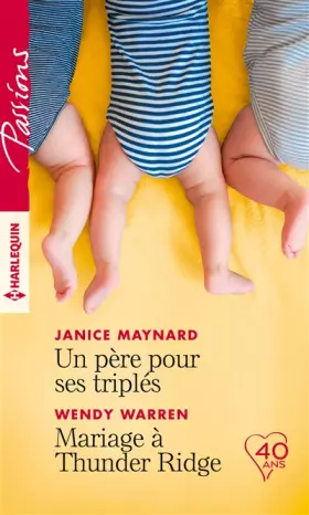 Couverture du produit · Un père pour ses triplés - Mariage à Thunder Ridge