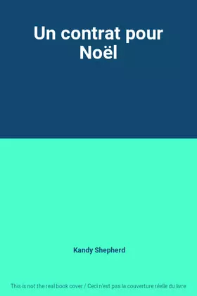 Couverture du produit · Un contrat pour Noël