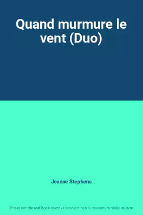 Couverture du produit · Quand murmure le vent (Duo)