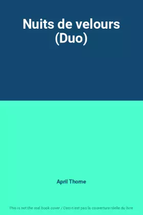 Couverture du produit · Nuits de velours (Duo)