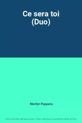 Couverture du produit · Ce sera toi (Duo)