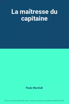 Couverture du produit · La maîtresse du capitaine