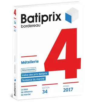 Couverture du produit · Volume 4 batiprix 2017