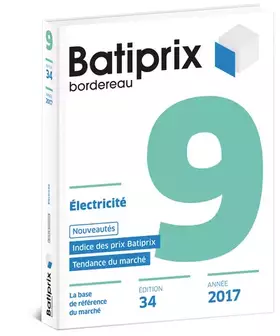 Couverture du produit · Volume 9 batiprix 2017