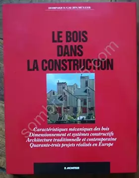 Couverture du produit · Le bois dans la construction