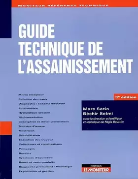 Couverture du produit · Guide technique de l'assainissement