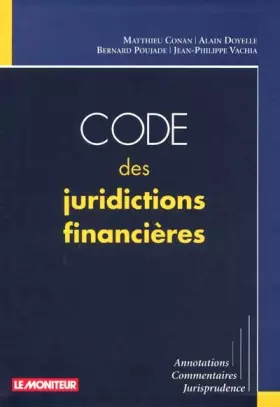 Couverture du produit · Code des juridictions financières