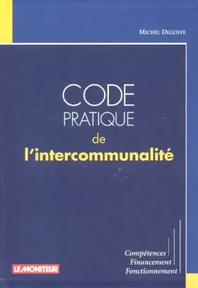Couverture du produit · Code pratique de l'intercommunalité
