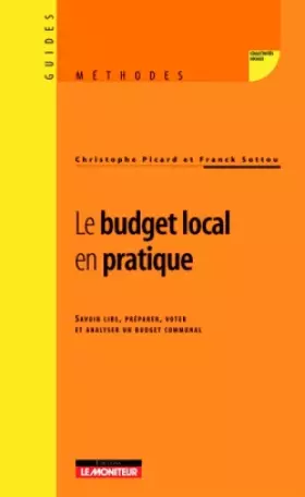 Couverture du produit · Le budget local en pratique