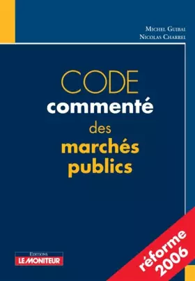 Couverture du produit · Code commenté des marchés publics