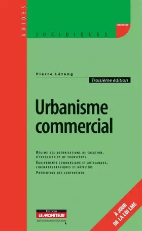 Couverture du produit · Urbanisme commercial