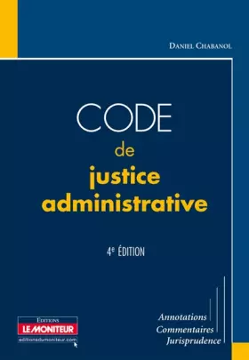 Couverture du produit · Code de justice administrative