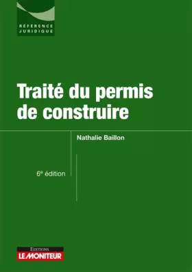 Couverture du produit · Traité du permis de construire