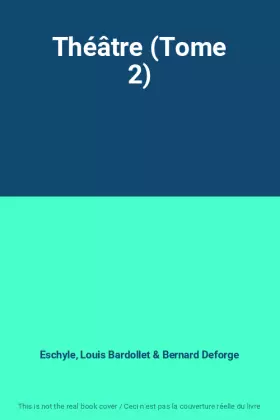 Couverture du produit · Théâtre (Tome 2)