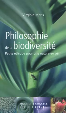 Couverture du produit · Philosophie de la biodiversité