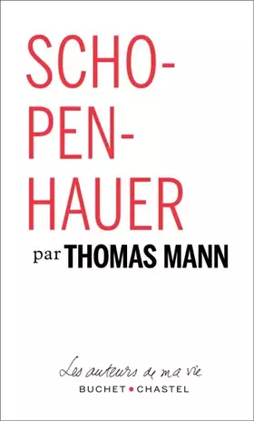 Couverture du produit · Schopenhauer