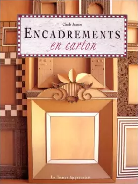 Couverture du produit · Encadrements en carton