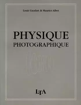 Couverture du produit · Physique photographique