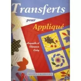 Couverture du produit · Transferts pour appliqués