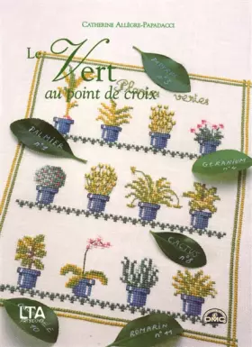 Couverture du produit · Le vert au point de croix