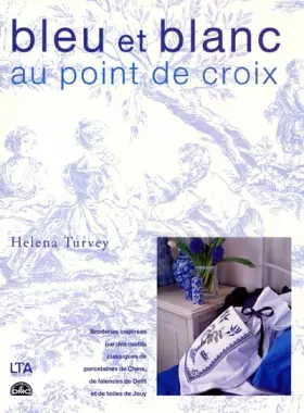 Couverture du produit · Bleu et blanc au point de croix