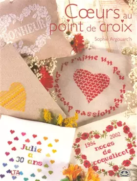 Couverture du produit · Coeurs au point de croix