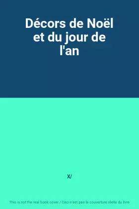 Couverture du produit · Décors de Noël et du jour de l'an